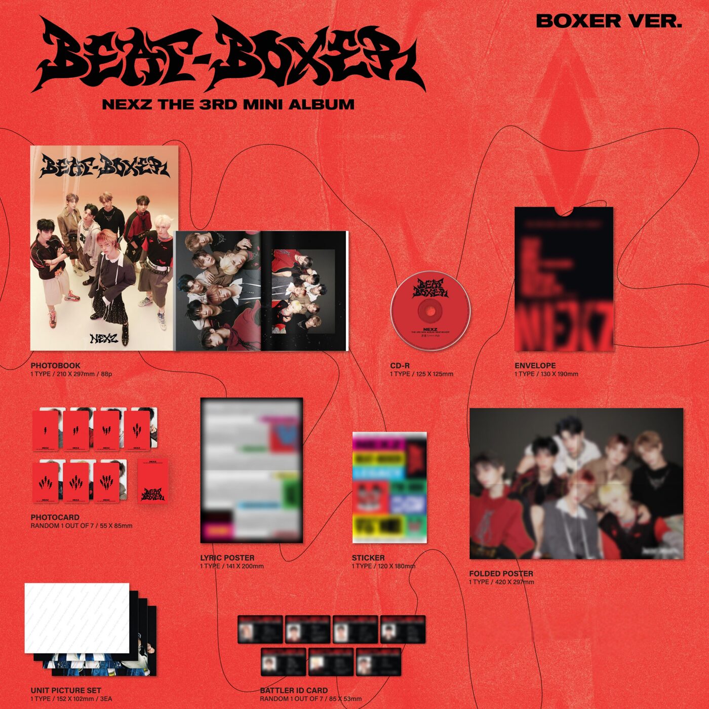 NEXZ - 3rd Mini Album [Beat-Boxer] (Standard Ver.) + MusicKorea